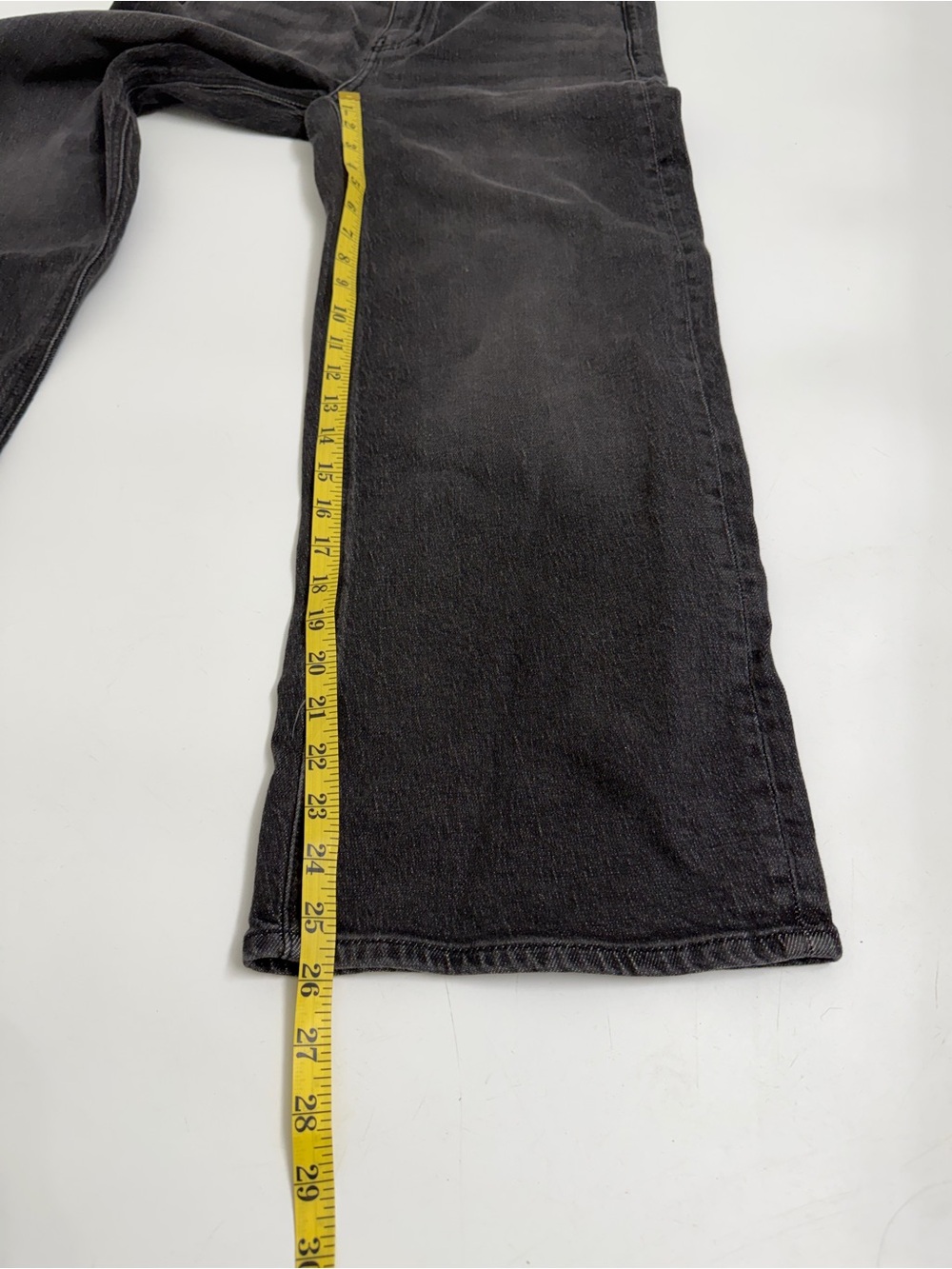 Quince Bella Relaxed Straight High Rise Jeans 28 Charcoal Quiet Luxury - Picture 10 of 10